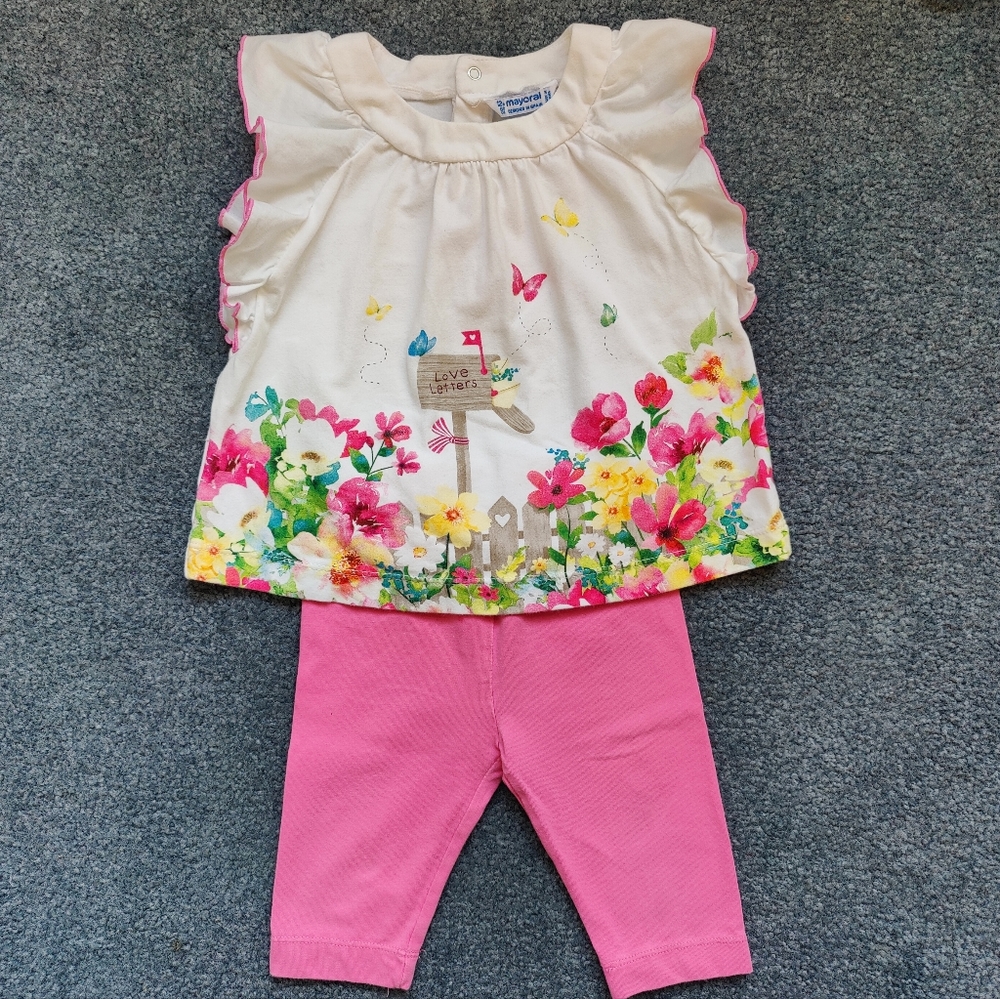 Mayoral Leggings Cotton Set